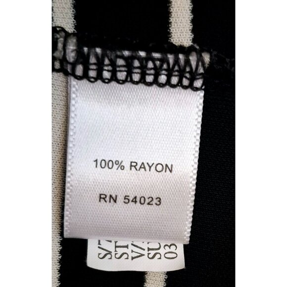 Banana Republic Striped Wrap Dress with Ruffle Neckline Size M EUC - Picture 8 of 8